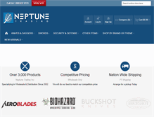 Tablet Screenshot of neptunetradinginc.com